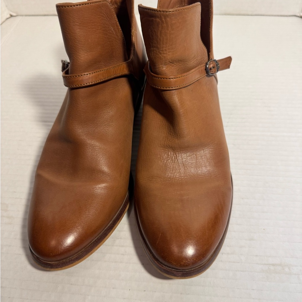 Sam Edelman Palmer Cognac Ankle Booties 7